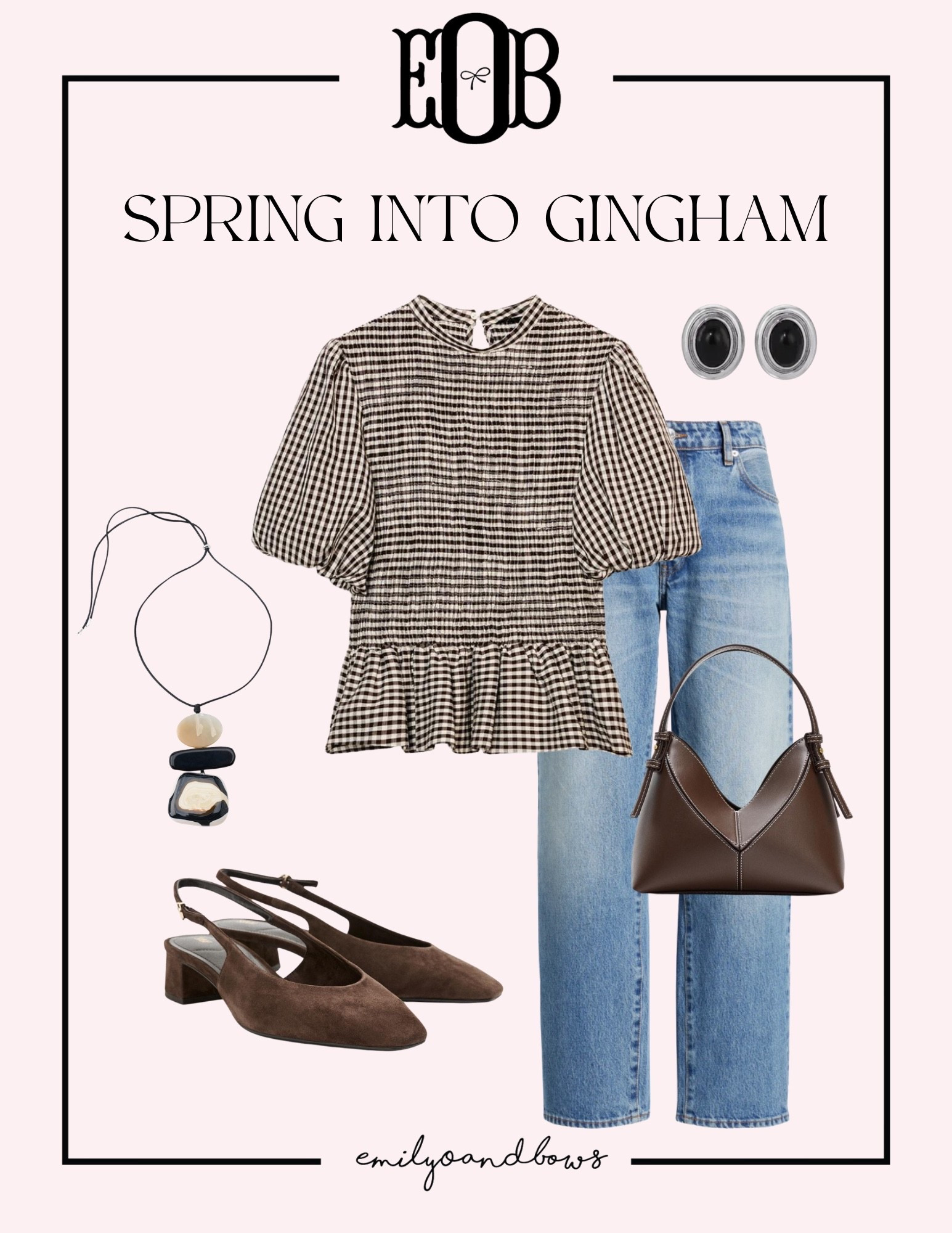Spring into gingham! Sharing a lovely everyday look for warmer weather days ahead 