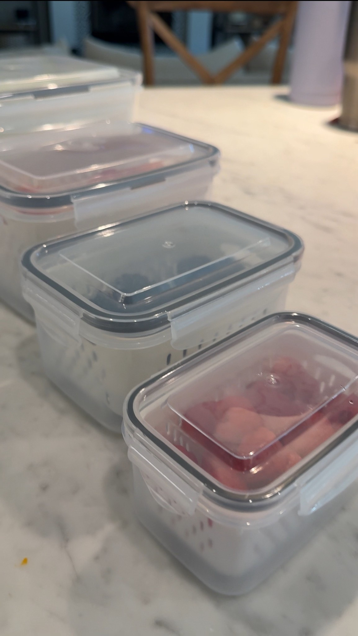 My new favorite fruit storage containers! 