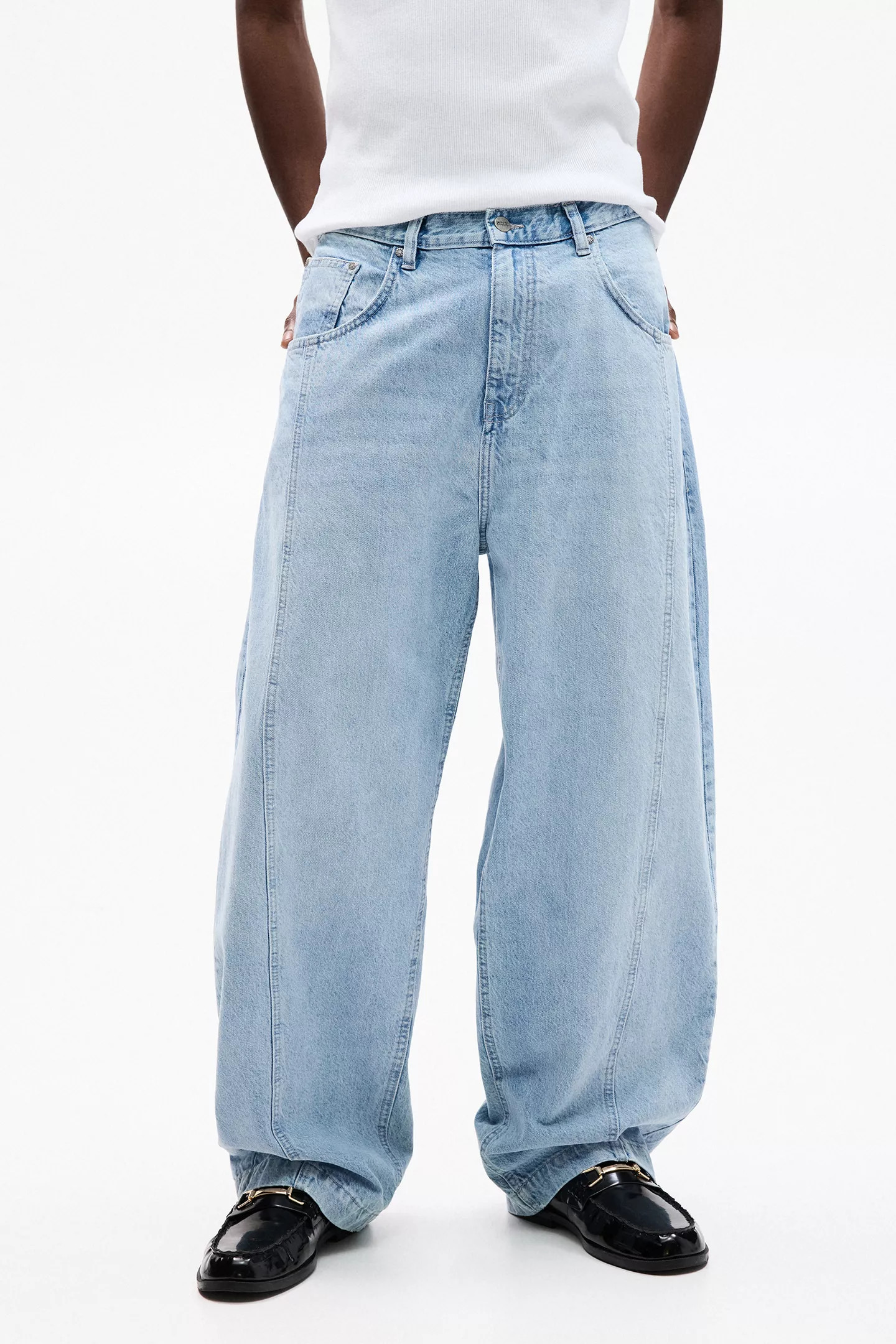 STWD barrel jeans | PULL and BEAR UK