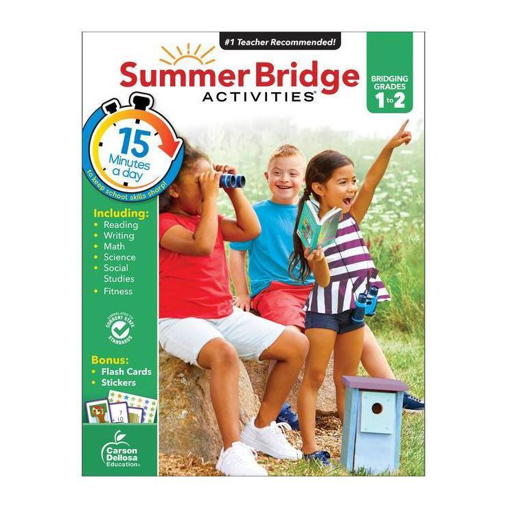 Summer Bridge Activities Grades 1–2 - by CARSON-DELLOSA PUBLISHING LLC (Paperback) | Target