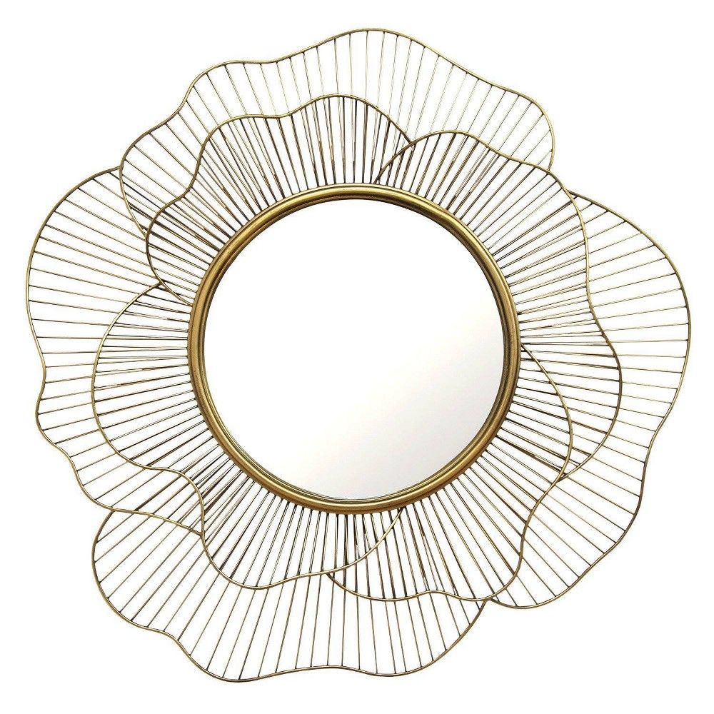 28.25"" Stella Wall Mirror Gold - Stratton Home Décor | Target