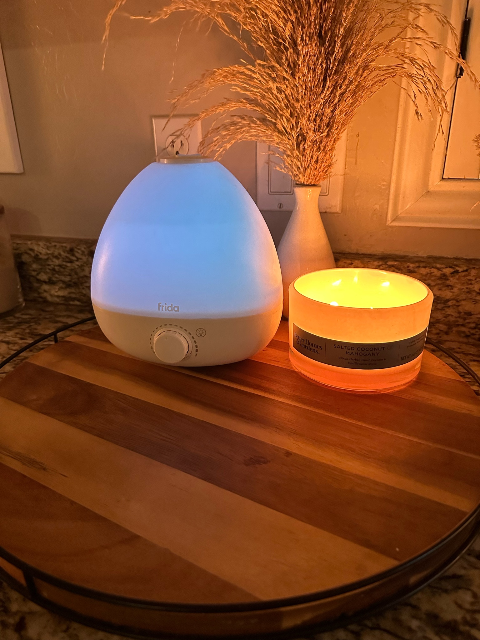 The perfect aroma, diffuser, and humidifier all in one and beautiful spin tray   #aroma #humidifier #scent #candle 

#LTKbaby #LTKhome