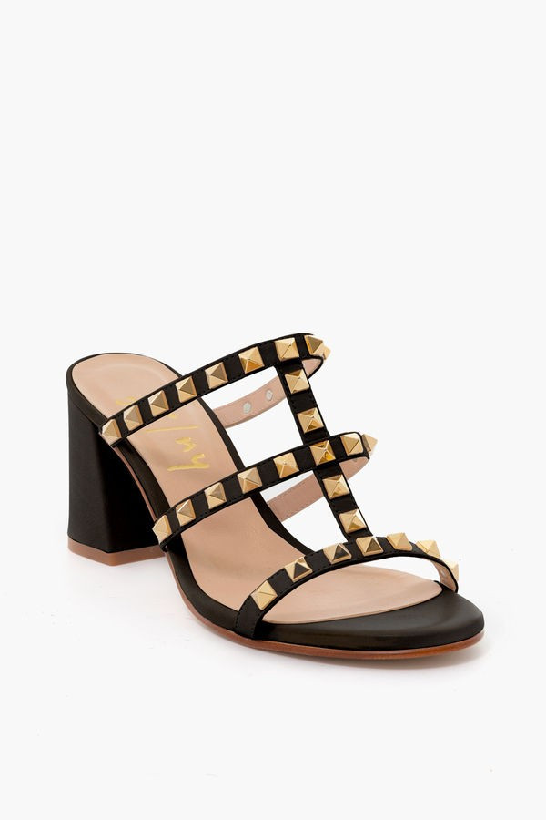 Exclusive Black Foster Stud Sandals | Tuckernuck (US)