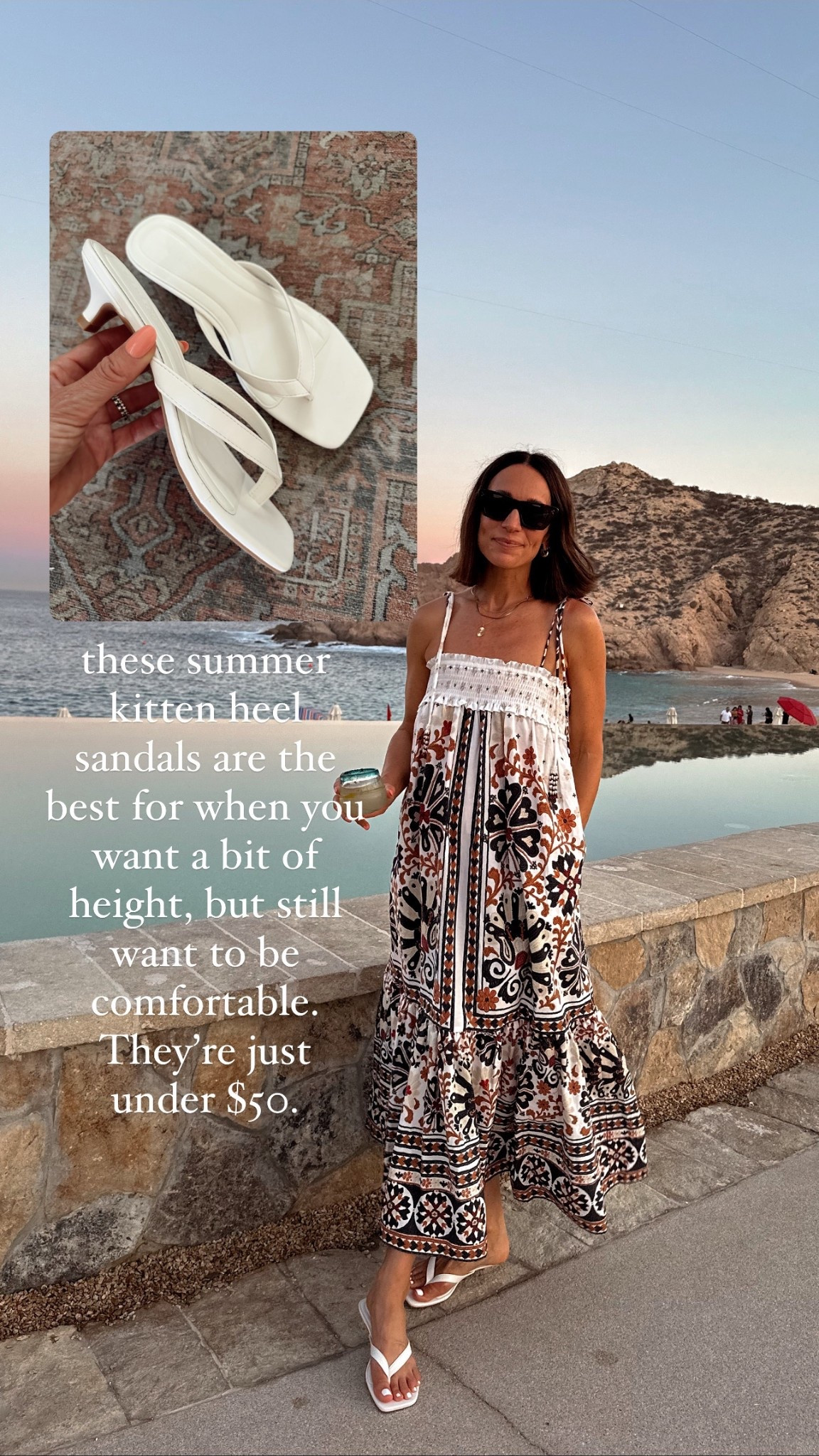 Love these kitten heels for a spring getaway and warm weather season
True to size and so comfortable 

#LTKOver40