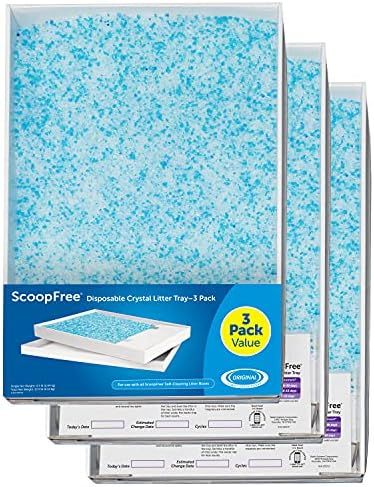 PetSafe ScoopFree Cat Litter Crystal Tray Refills for ScoopFree Self-Cleaning Cat Litter Boxes - ... | Amazon (US)