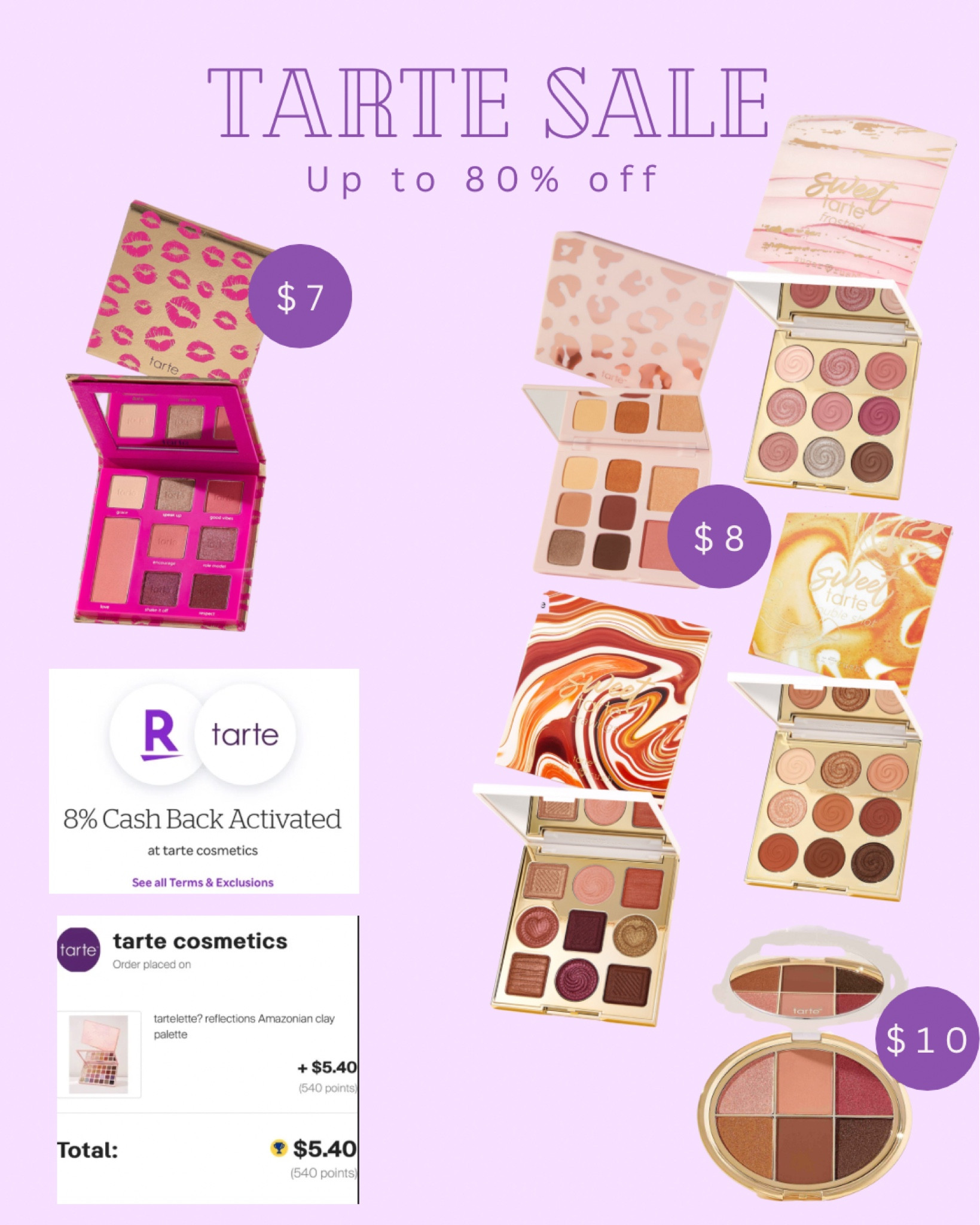 Tarte Sale + Honey and Rakuten Cash Back Promos 

#LTKBeauty #LTKCyberWeek #LTKSaleAlert