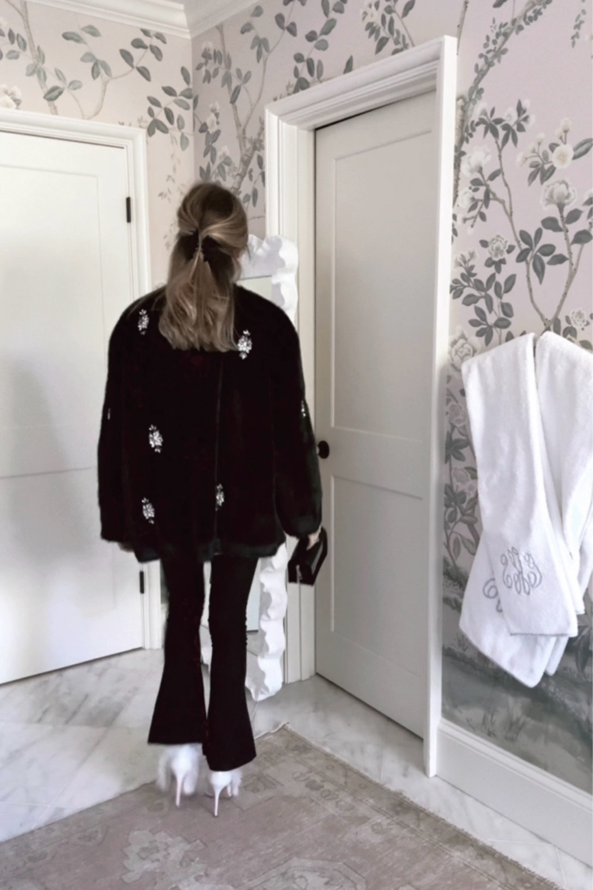 The chicest $15 pouchette set if you need a clear bag. Also love these $10 bow jewelry cases. 