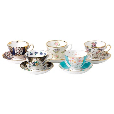 100 Years of Royal Albert 1900-1940 5 Piece Bone China Teacup & Saucer Set | Wayfair Professional