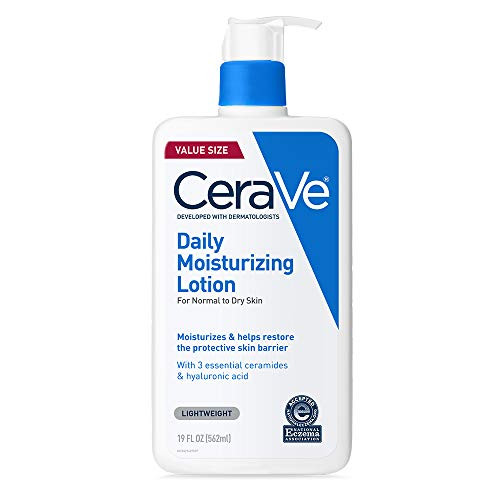 CeraVe Daily Moisturizing Lotion for Dry Skin | Body Lotion & Facial Moisturizer with Hyaluronic Aci | Amazon (US)