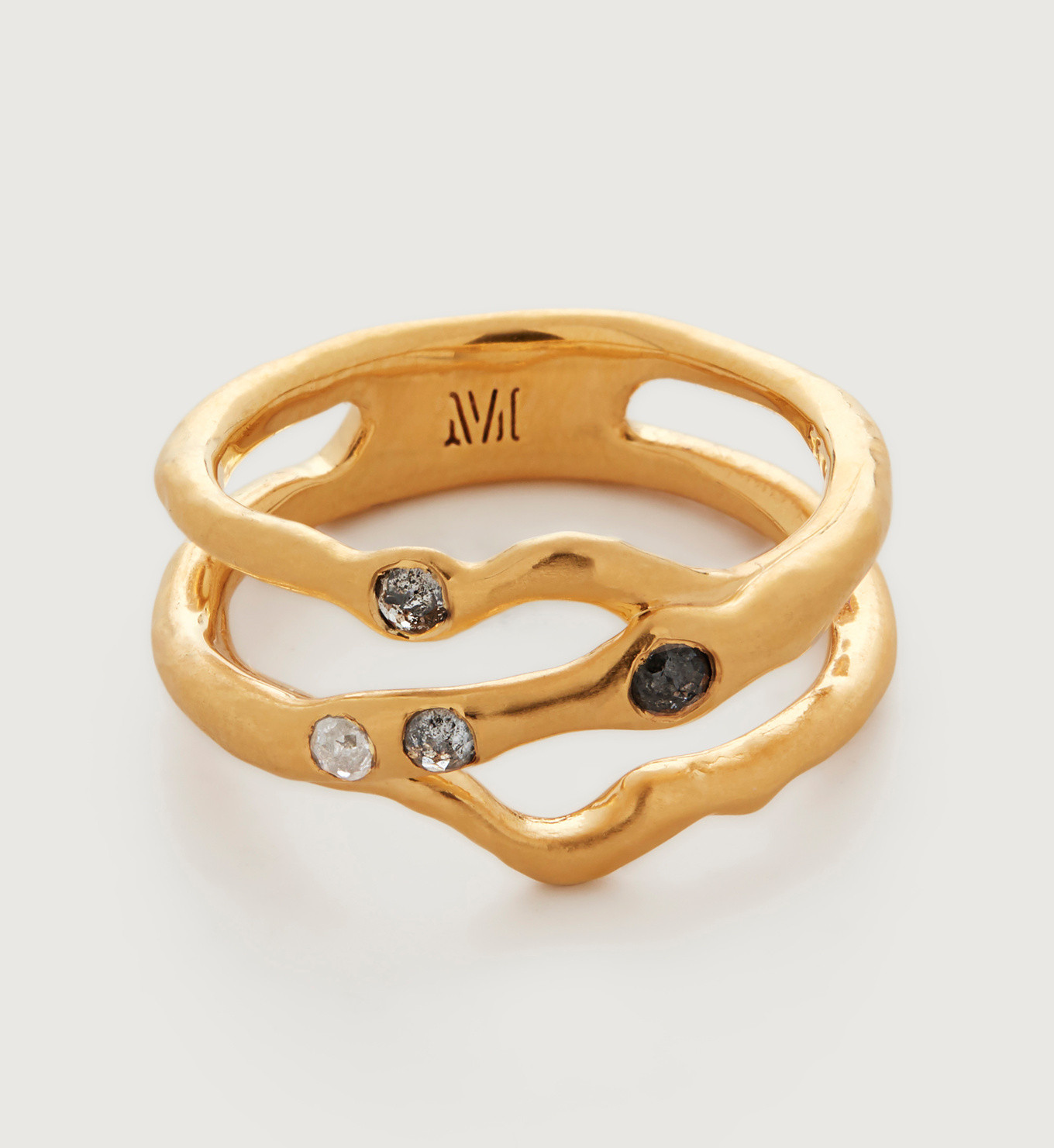 Galaxy Diamond Pre-Stacked Ring | Monica Vinader (Global)
