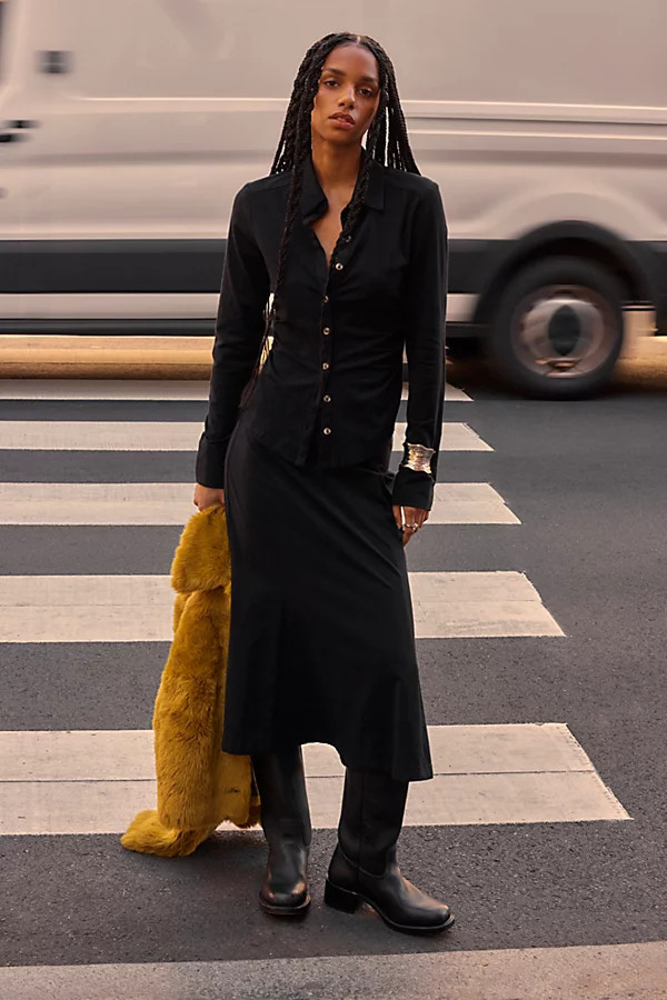 Strickland Skirt Set by free-est at Free People in Black, Size: Medium | Free People (UK)