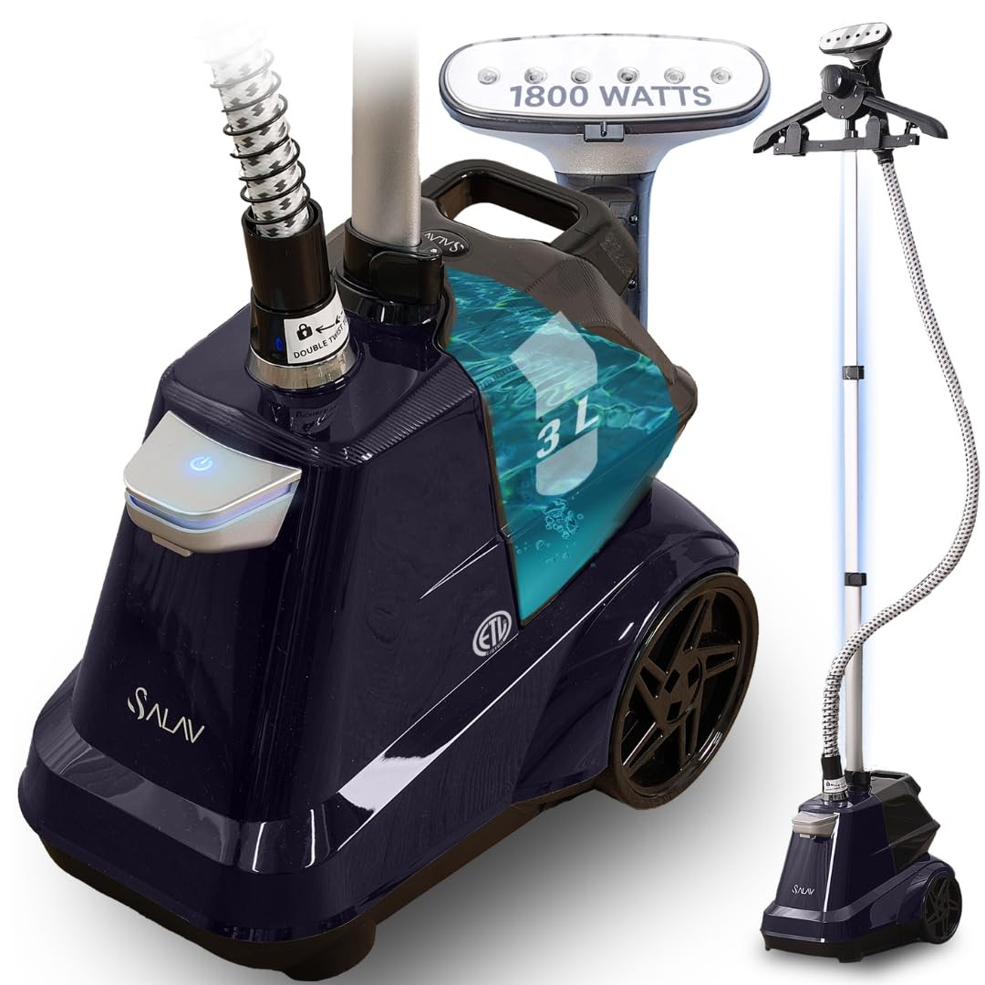 SALAV Heavy Duty Commercial Full-Size Garment Steamer with Foot Pedals and Extra Large 3L (101.5 ... | Amazon (US)