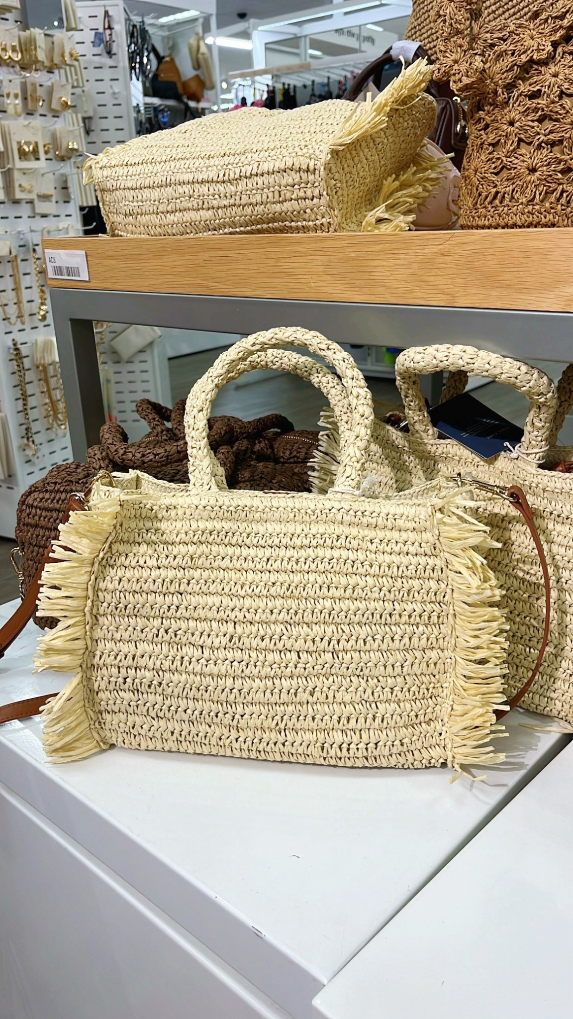 $35 fringe straw purse! 