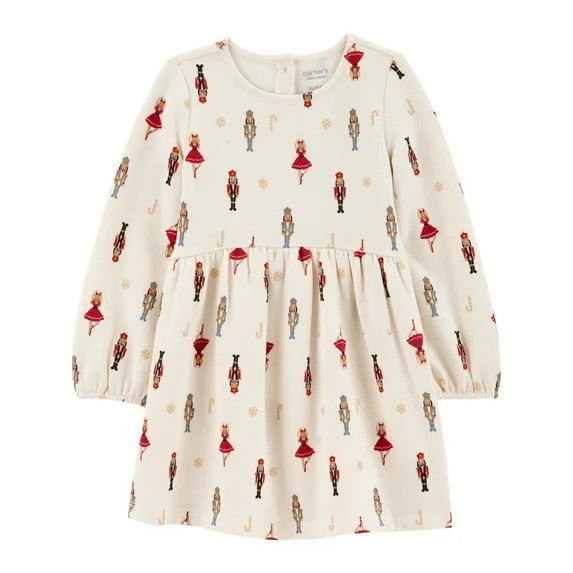 Carter's Child of Mine Baby and Toddler Girl Holiday Dress, Sizes 12M-5T | Walmart (US)