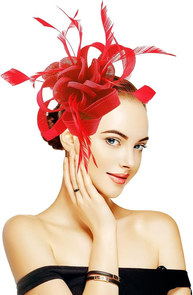 1920s Multicolor Church Hat Women, Fascinators Hat, Women Tea Party Hats, Handmade Kentucky Derby... | Amazon (US)