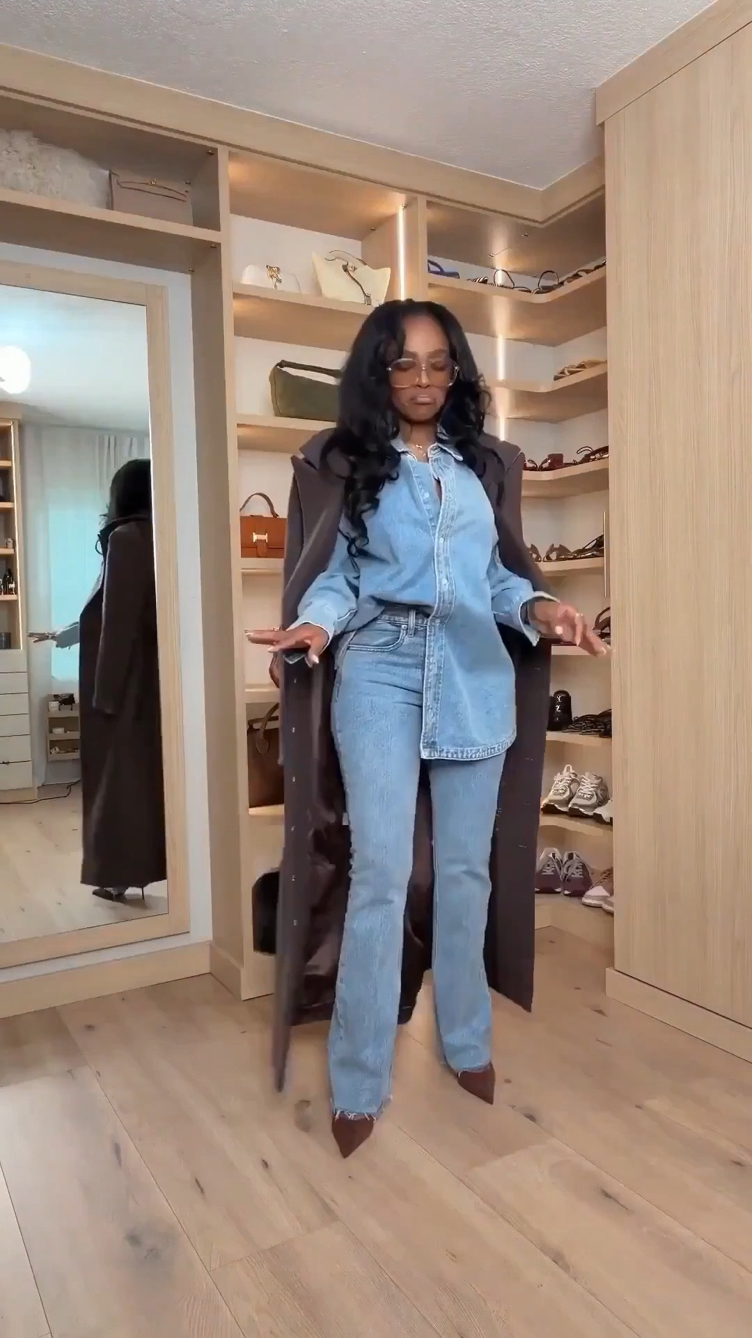 ✨ Denim Done Right — an everyday classic styled with layers for effortless versatility. Clean lines, relaxed structure, and timeless denim make this an easy go-to you’ll reach for on repeat. Styled multiple ways so the cost per wear keeps dropping over time.

Perfect for casual workdays, errands, lunch dates, or travel days.

📏 Sizing:
Denim: 27 Long (or 2 Long)
Top: Size Small
Outer layer: Size Small

Measurements:
Height: 5'4"
Weight: 138 lbs
Bust: 34D
Waist: 27"
Hips: 40"

Denim outfits, everyday denim looks, long inseam jeans, flattering denim fits, capsule wardrobe staples, layered denim outfits, neutral styling, versatile basics, cost per wear pieces, long-term shopping strategy.

Favorite to revisit later and save this post for easy outfit inspo.

Follow me on Instagram and YouTube @kirasfashionfinds