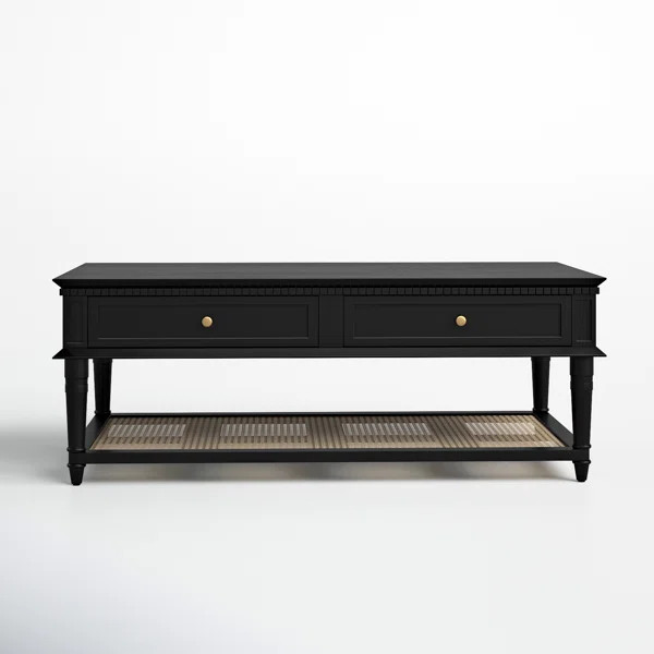 Arlow Solid Wood Coffee Table with Storage | Wayfair North America