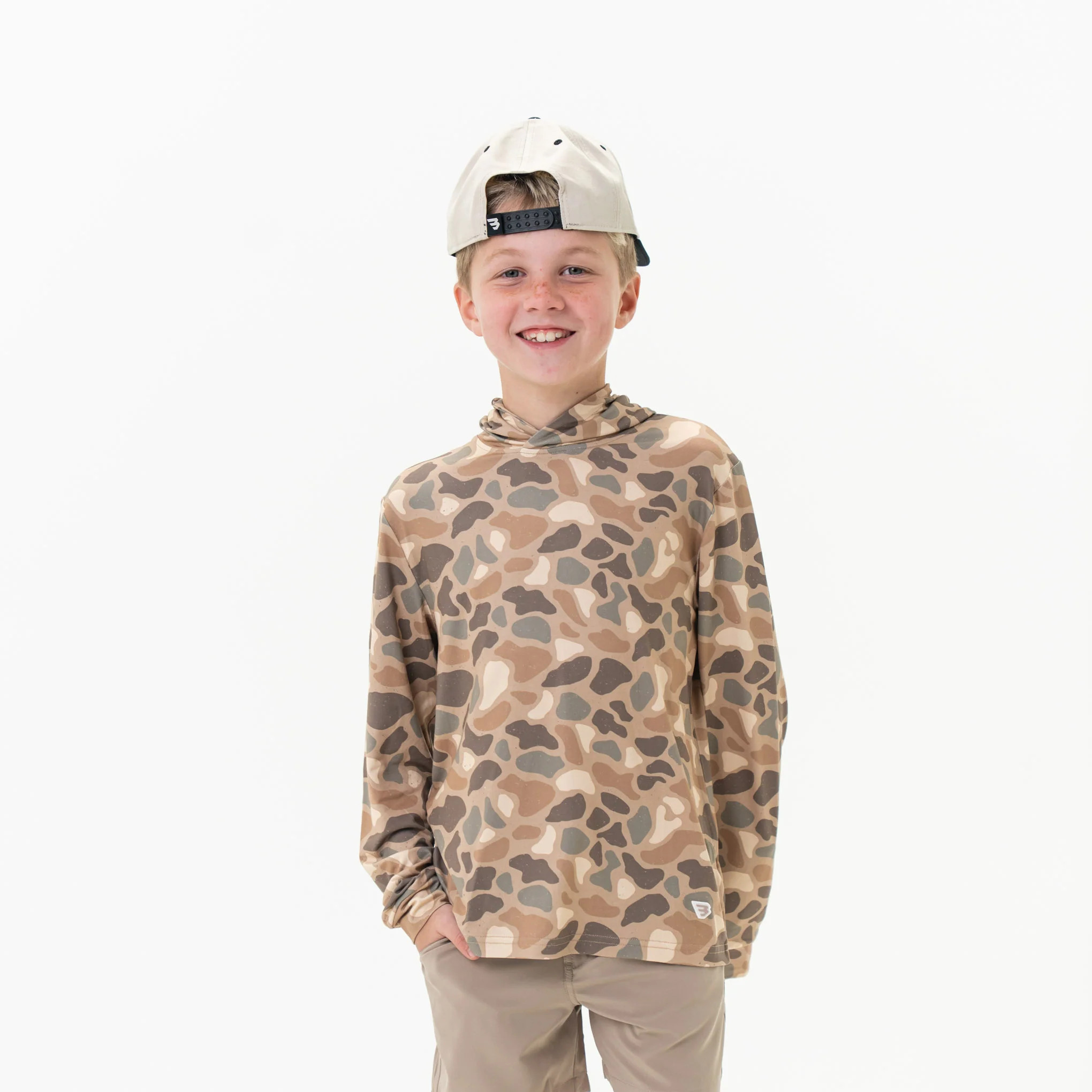 Youth Pintail Camo Performance Hoodie | BURLEBO | BURLEBO