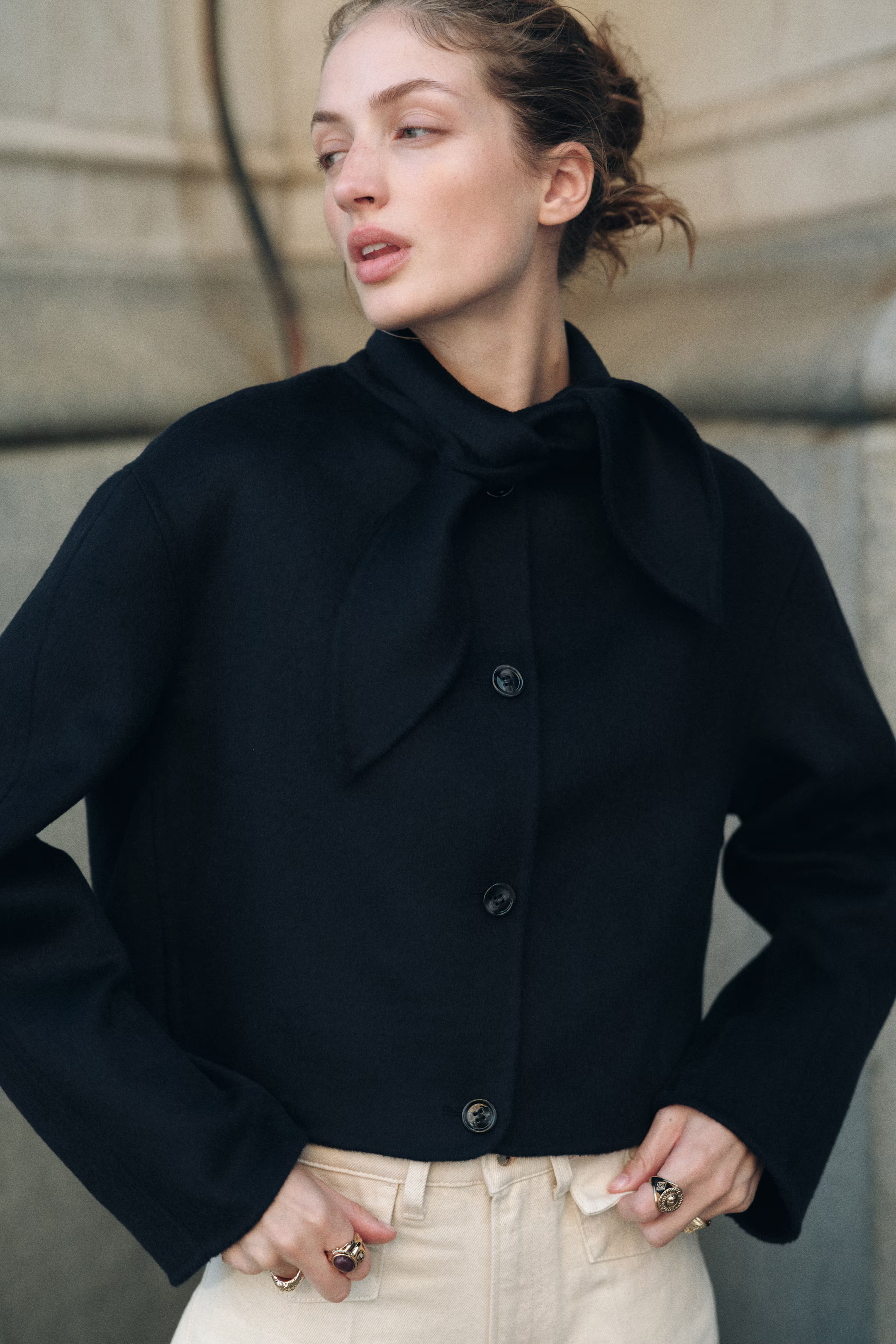 Handmade wool-blend jacket | H&M (UK, MY, IN, SG, PH, TW, HK)