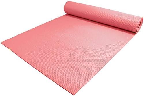 YogaAccessories 1/4" Thick High Density Deluxe Non Slip Exercise Pilates & Yoga Mat | Amazon (US)