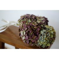 Dried Burgundy-Toned Hydrangeas, Burgundy Dried Wedding, Wedding Decor | Etsy (US)