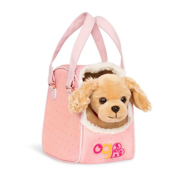 Our Generation Hop In Dog Carrier & Pet Plush Puppy for 18" Dolls | Target