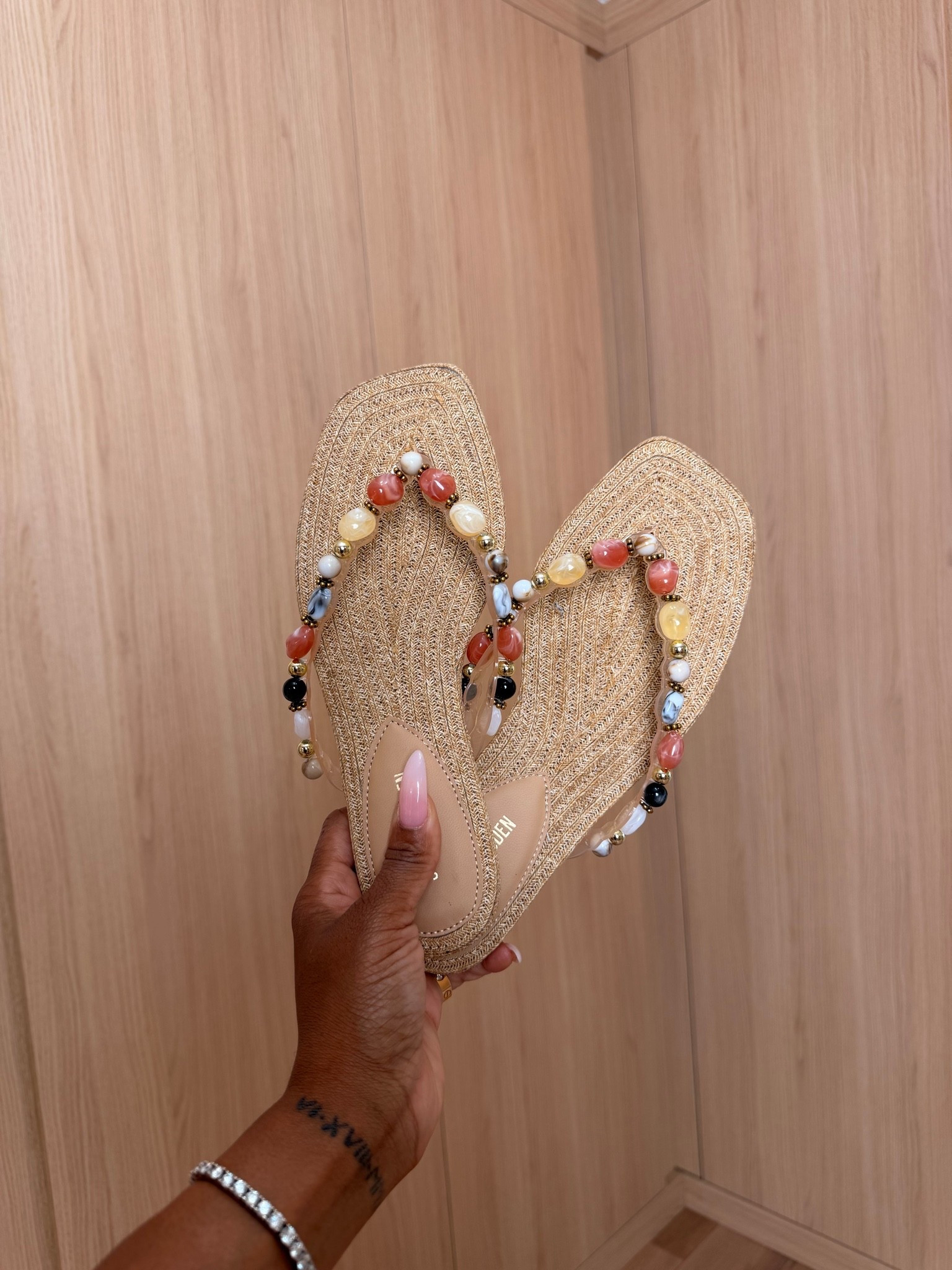 Hi babes! ✨

These beaded sandals are the cutest elevated summer staple. I love how the colorful bead detail makes them feel fun and luxe while still being super easy to throw on with dresses, denim shorts, swimwear, or vacation outfits. Such a good affordable find that instantly makes a simple outfit look styled.

Perfect for:
Beach vacations
Pool days
Cruises
Everyday summer outfits
Resort wear
Casual brunch looks

📏 Measurements:
5’4” | 140 lbs | 36D | 27” waist | 40” hips

Everything is linked below ✨

xx Kira | IG: KirasFashionFinds

#LTKShoeCrush #LTKVacation #LTKStyleTip