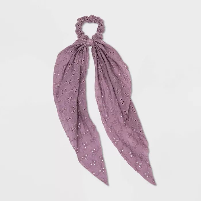Eyelet Fabric Tail Twister - Universal Thread™ Lilac Purple | Target