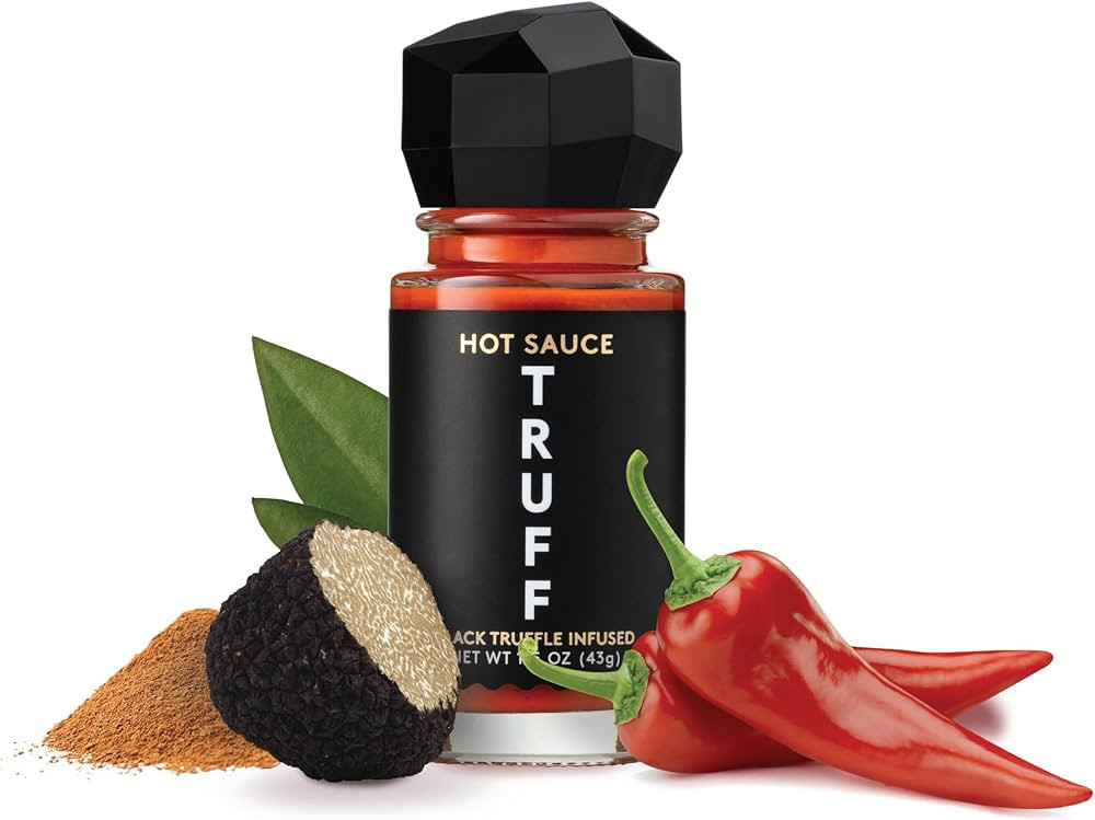 TRUFF Hot Sauce 4-Pack Mini Set, Portable Travel Bottles of Gourmet Hot Sauce, Black Truffle and ... | Amazon (US)