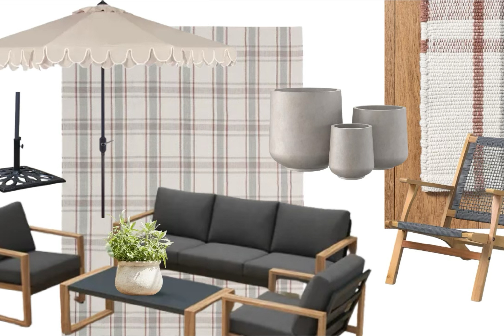 Simple and elegant Porch patio 

#outdoor #outdoorsale 

#LTKhome #LTKSeasonal #LTKfindsunder100