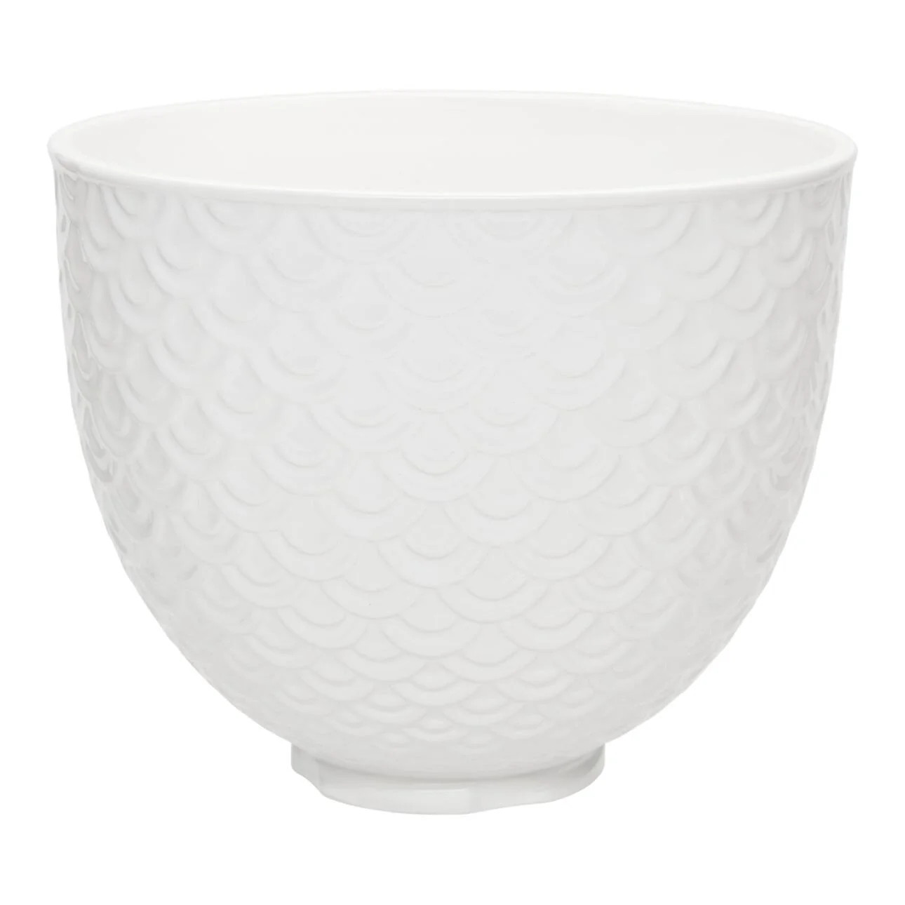 KitchenAid 5 Quart White Mermaid Lace Ceramic Bowl - KSM2CB5T | Walmart (US)