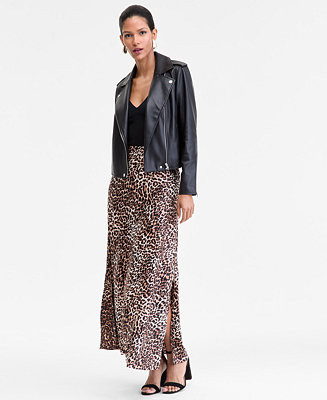 I.N.C. International Concepts Women's Printed Satin Slip Skirt, Macy's Exclusive - Macy's | Macy's