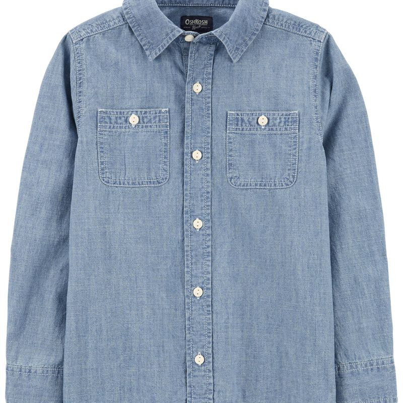 Chambray Button-Front Shirt | Carter's
