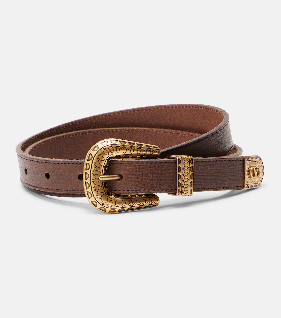 VLogo leather belt | Mytheresa (US/CA)