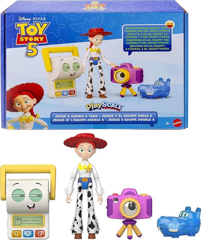 Mattel Disney and Pixar Toy Story 5 Action Figures Multipack, Playscale 7 Inch Posable Movie Accu... | Amazon (US)