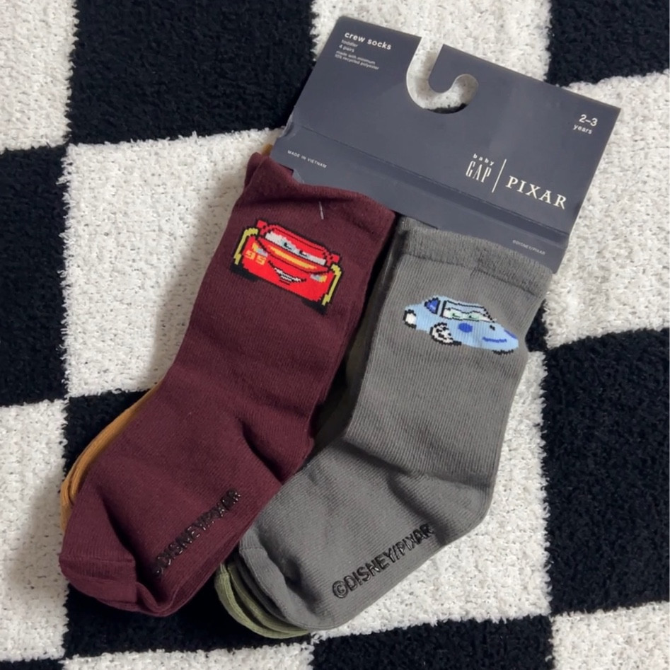 Disney Cars Socks 🧦 ⚡️🏁🚘

#LTKKids