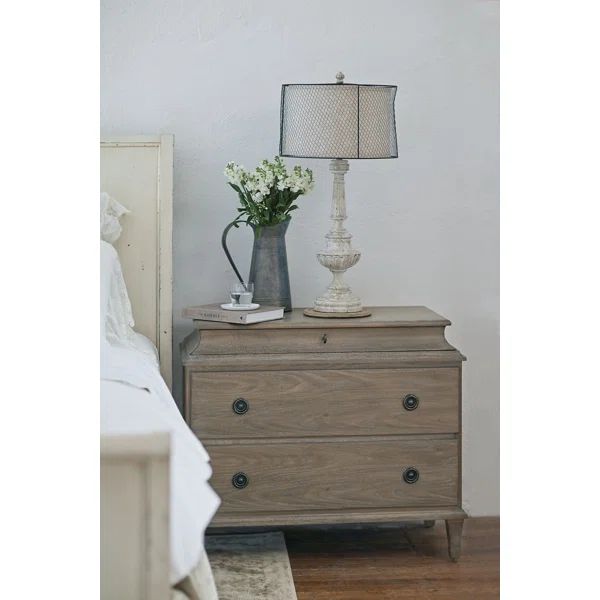Auberge 32'' Tall 3 - Drawer Accent Chest | Wayfair North America