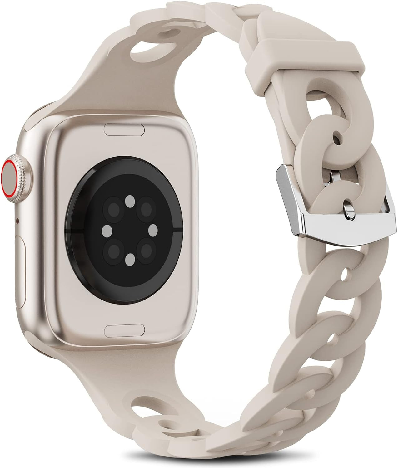 Amazon.com: Luxury Slim Silicone Bands Compatible With Apple Watch Band 38mm 40mm 41mm 42mm 44mm ... | Amazon (US)