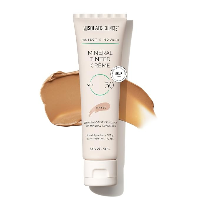 MDSolarSciences Mineral Tinted Crème Sunscreen SPF 30 | Water-Resistant Broad Spectrum UV Protec... | Amazon (US)