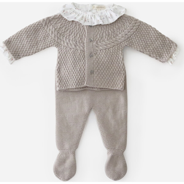 Hortensia Knit Set, Beige | Maisonette