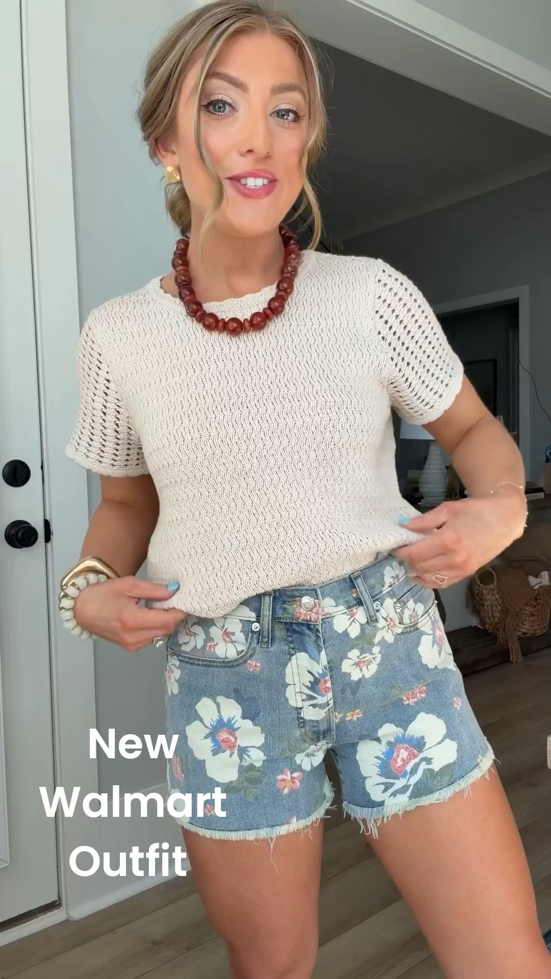 The perfect mix of cozy and cute! 🌸 These floral denim shorts from Walmart are such a fun statement piece, and I love how they pair with this lightweight neutral sweater for an effortless everyday outfit. This is the kind of look you’ll reach for all season long—comfortable, stylish, and easy to recreate.

✨ Floral denim is trending
✨ Lightweight sweater for cool mornings
✨ Perfect casual everyday look
✨ Easy mix-and-match pieces

#WalmartFashion #WalmartFinds #WalmartStyle #DenimShorts #FloralDenim #SummerOutfit #CasualStyle #AffordableFashion #OOTD #EverydayFashion #WeekendStyle #FashionFinds #BudgetFriendlyFashion #WalmartNewArrivals #SummerFashion #NeutralStyle #PetiteFashion #StyleInspiration #CuteOutfit #WalmartClothing

#LTKootd #LTKPetite