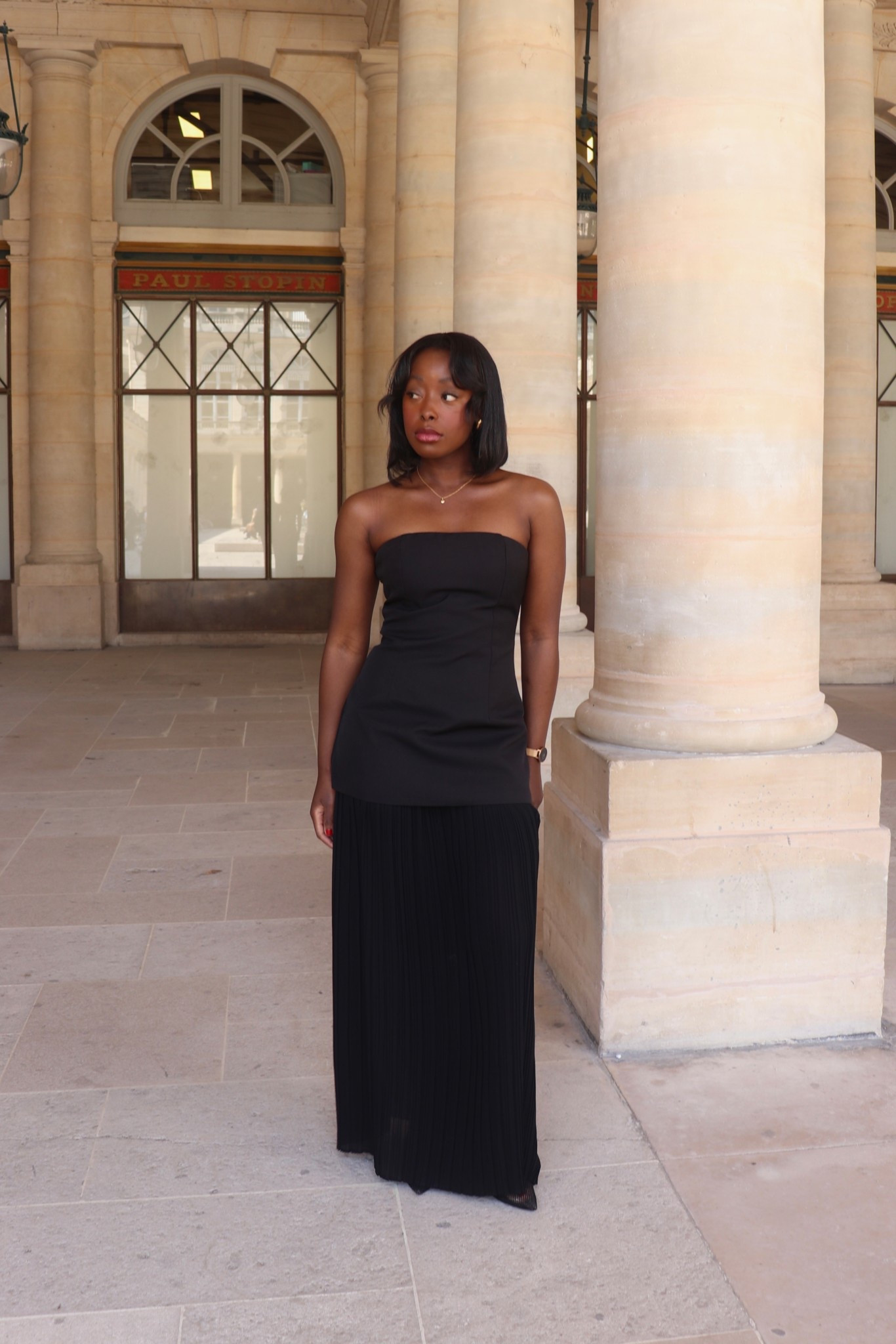 The black dress 🖤 
#pltlabel #weddingdress #springdressinspo 

#LTKsummer #LTKwedding #LTKfrance