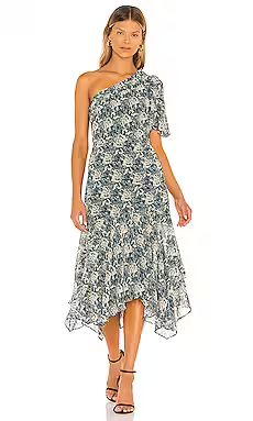 ASTR the Label Santorini Dress in Blue Green Floral from Revolve.com | Revolve Clothing (Global)