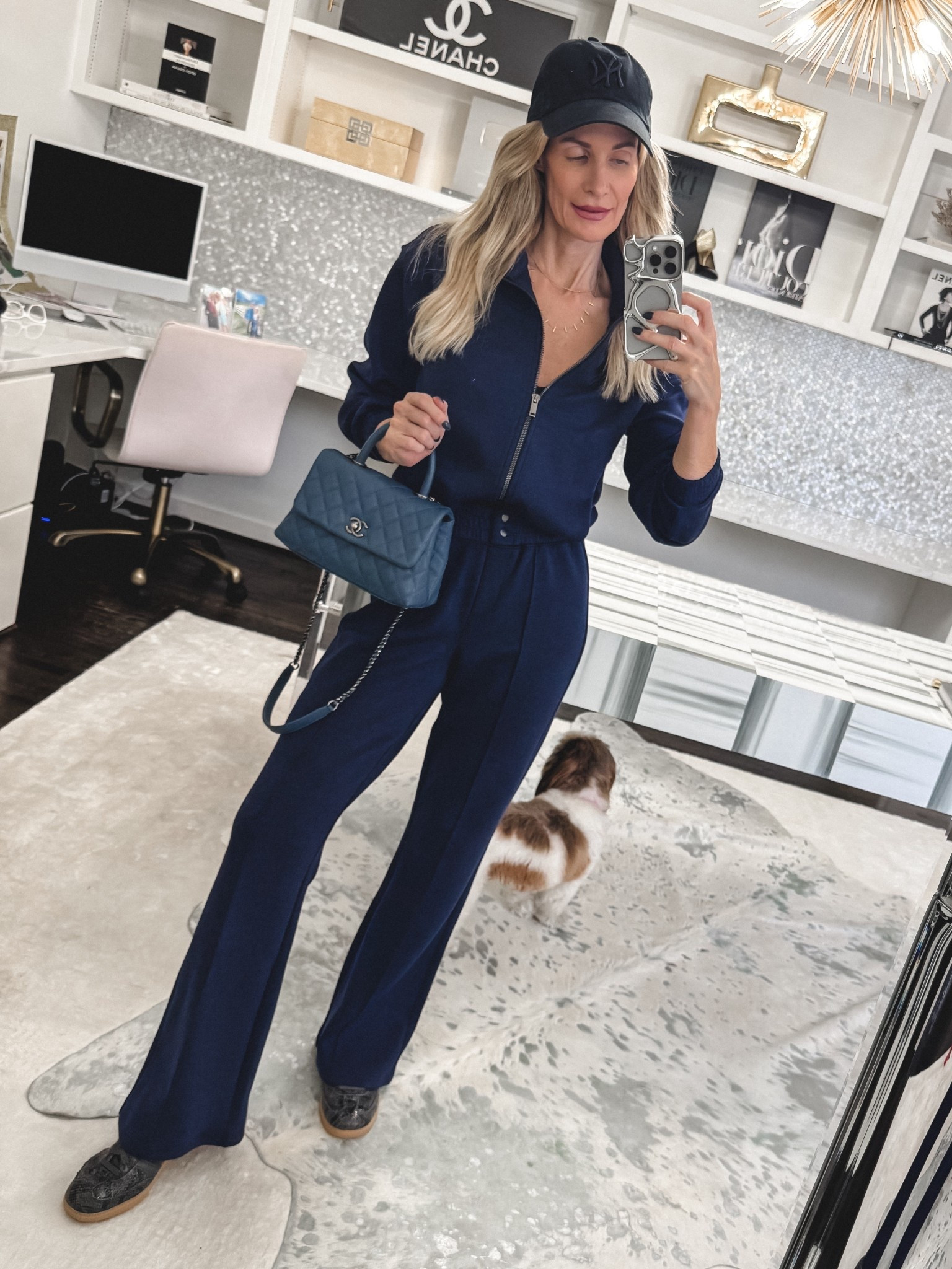 
Casual OOTD but make it chic 🙌🏼 This Spanx set is hands down one of the most comfortable outfits I’ve worn in a long time. The zip-up jacket is super flattering and polished, and these high-waisted flare pants are SO slimming and give you the best long-leg look. 😍

The fabric is insanely soft… I’m not exaggerating when I say I feel like I’m wearing pajamas. The navy blue is such a gorgeous, elevated neutral, but it also comes in several other colors if you want options!

✔️ True to size
✔️ Soft + stretchy
✔️ Snatches and smooths in all the right places

I’m wearing an XS in both the jacket and pants.



#LTKOver40 #LTKgrwm #LTKootd