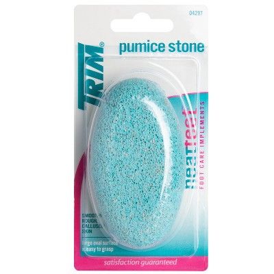 Trim Neat Feet Easy-to-Grip Oval Pumice Stone | Target