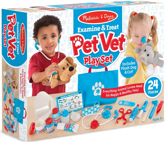 24-Piece Pet Vet Play Set | Nordstrom
