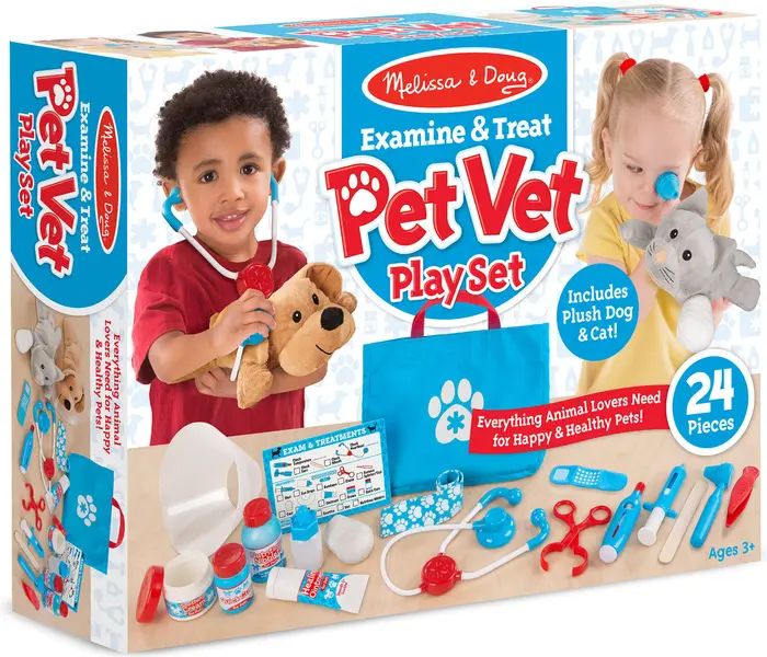 24-Piece Pet Vet Play Set | Nordstrom