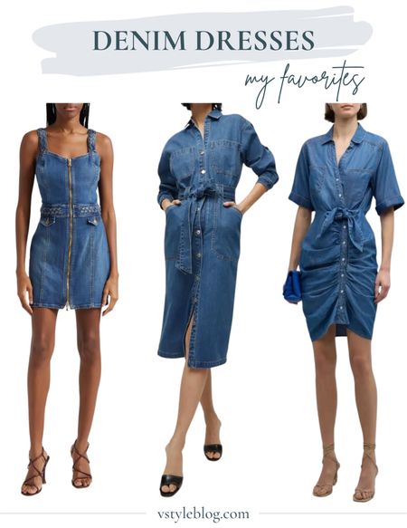Best denim dresses: Ramy Brook dress, Veronica Beard Evelyn Chambray dress, and Veronica Beard ruched dress. 

Spring outfit, country concert outfit

#LTKstyletip #LTKSeasonal