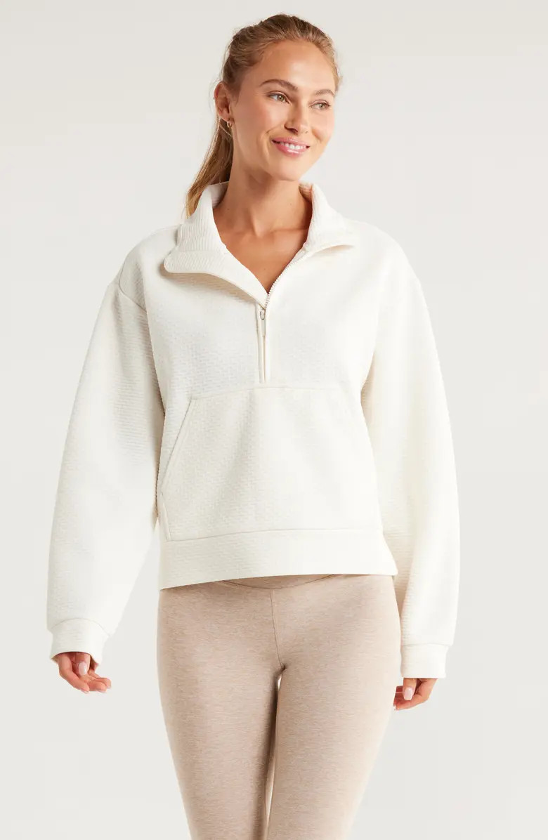 Textured Half Zip Pullover | Nordstrom