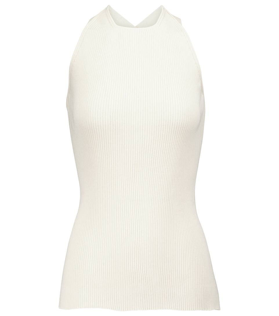Edvina cut-out silk tank top | Mytheresa (US/CA)